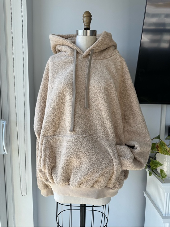 OAK + FORT Tops - OAK + FORT Plush Sherpa Hoodie